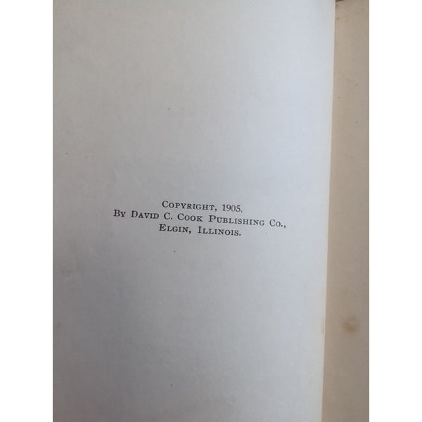 A Drop of Ink by Mary Morrison HC Vtg 1905 published by David C. Cook