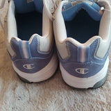 Champion Women's Blue Grey White Leather Athletic Walking Run Shoe Size 11 NWT