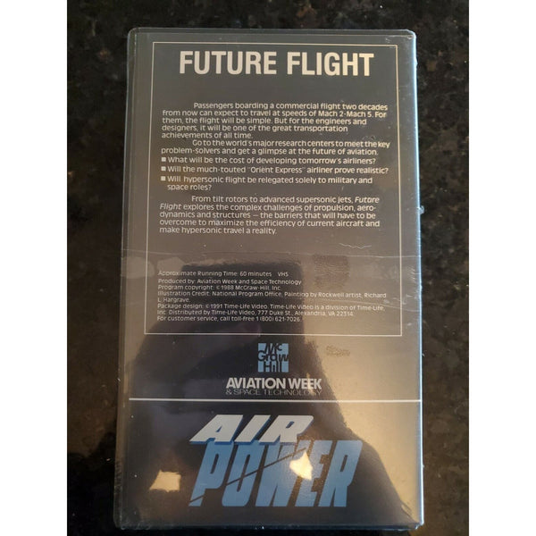 Air Power VHS Future Flight Time Life Aviation Week Space Technology Sealed