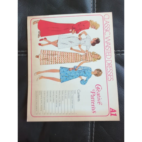 1975 CREATIVE PATTERNS #A1 - LADIES CLASSIC WAISTED DRESSES PATTERN  8-16 FF