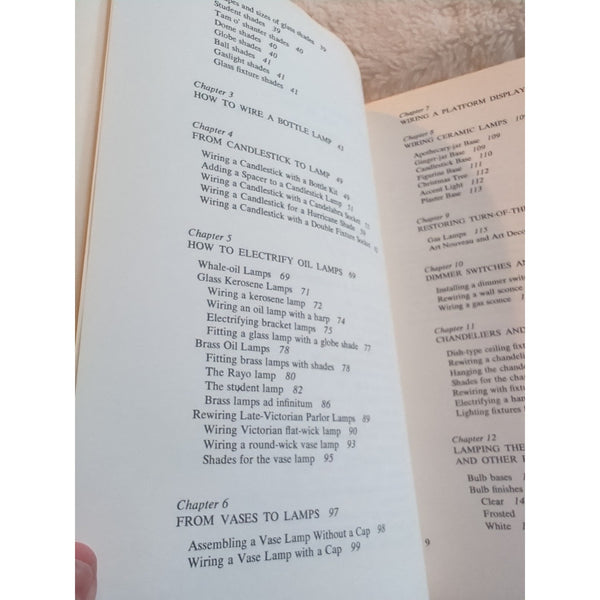 How to Book of Repairing Rewiring and Restoring Lamps Lighting SC Vtg Martens