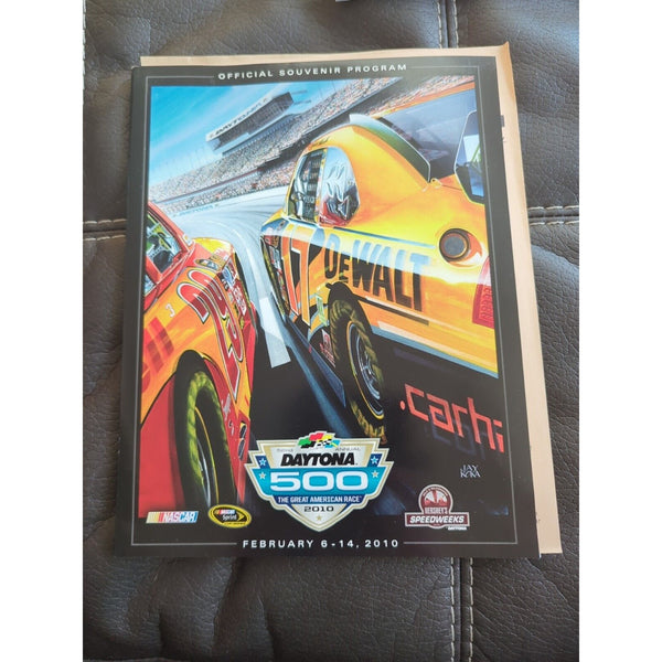 2010 Daytona 500 and Speedweeks Nascar Program 52nd Annual Race 2 Coupons MRN