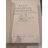 Basic Electrical Engineering by Robert H. Nau Signed Inscribed And Instructors