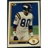 1991 Upper Deck # 56 CRIS CARTER Ohio State Minnesota Vikings Near Mint