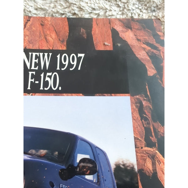 The All-New 1997 Ford F-150 Built Ford Tough  Dealer Sales Brochure SC Vtg