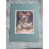 Vintage 1987 Jody Bergsma A Gift Of Love Everything Lithograph Print 987 Of 7500