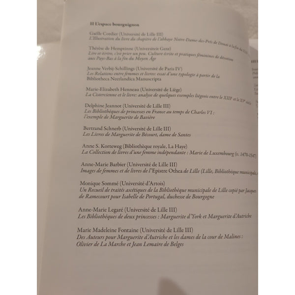 Livres Et Lectures De Femmes En Europe Entre Moyen Age Et Renaissance Legare HC