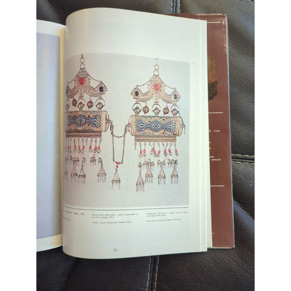 1986 Folk Art of Uzbekistan Chasing Jewelry Russian Soviet Book Photo Album Rare