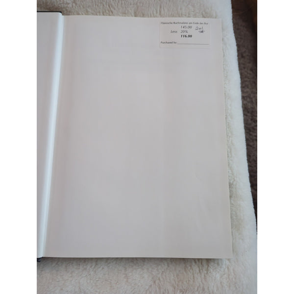 Bodo BRINKMANN Die flamische Buchmalerei am Ende des Burgunderreichs HC DJ 1997