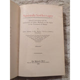 Spondylotherapy by Albert Abrams Philopolis Press 1910 HC First Ed Vtg Spine