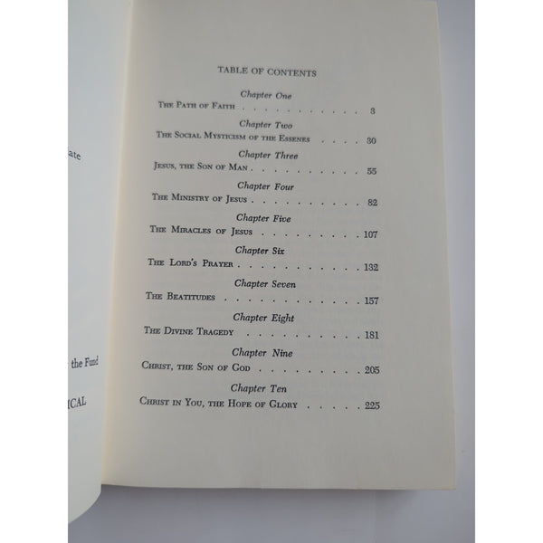Mystical Christ Manly P. Hall 4th ed Philosophical Research Society 1975 HC DJ