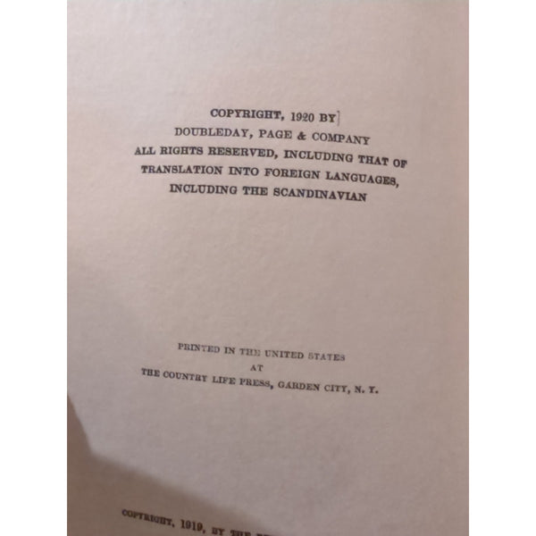 The Man With Three Names HC Vtg Harold Mac Grath Ralph Coleman 1920 Grosset