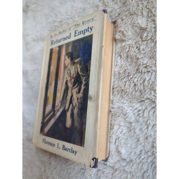 RETURNED EMPTY FLORENCE L BARCLAY 1920 FIRST EDITION WDJ SCARCE REINCARNATION HC