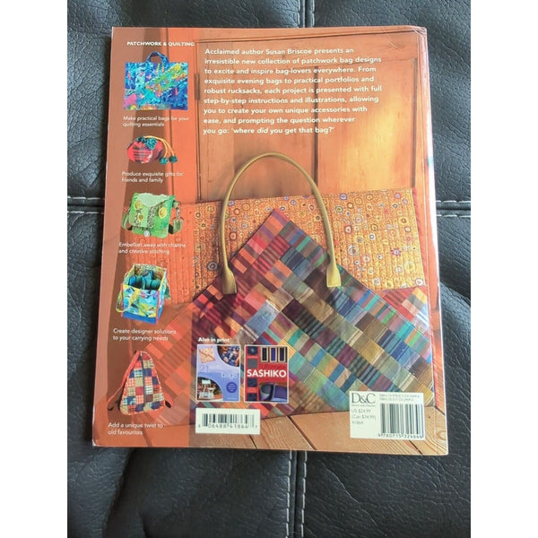 21 Sensational Patchwork Bags Susan Briscoe Softcover 2006 Totes Backpacks