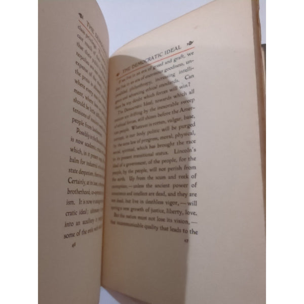 The Democratic Ideal Milton Reed First Edition HC 1907 Inscribed By Author