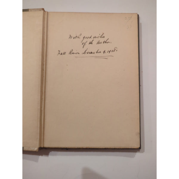 The Democratic Ideal Milton Reed First Edition HC 1907 Inscribed By Author