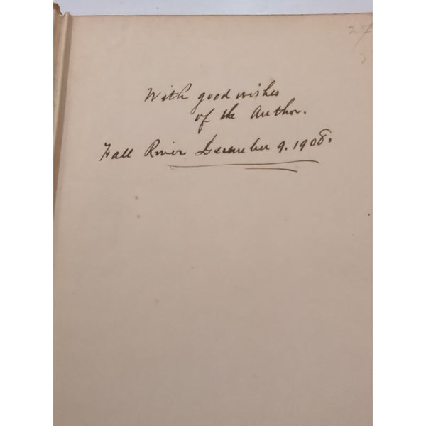 The Democratic Ideal Milton Reed First Edition HC 1907 Inscribed By Author