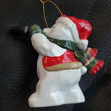 1999 Coca Cola Polar Bear Drinking Coke Coca Cola Plastic Ornament 3 Inches