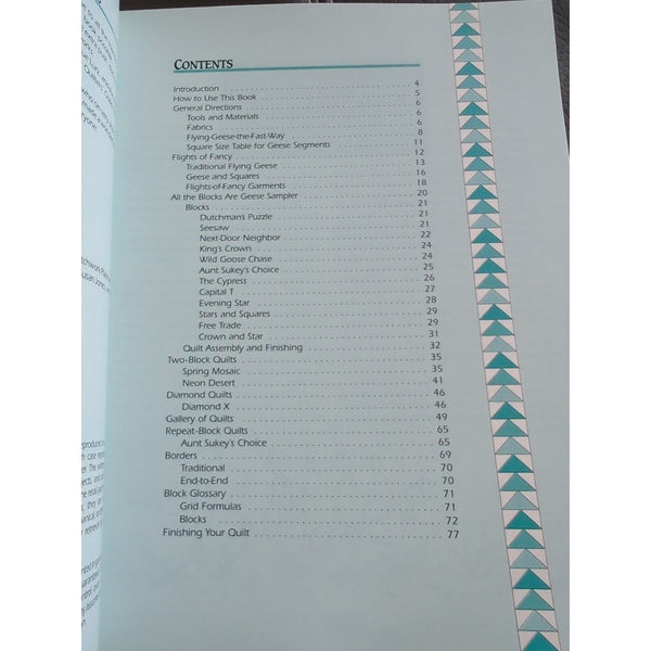 All the Blocks Are Geese : Flying Geese - The Fast Way by Mary Sue Suit SC 1994