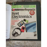 2008 CONSUMER REPORTS Magazine Monthly Jan-Dec Address Labels - In Green Binder