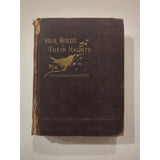 ANTIQUE 1884 VICTORIAN BIRD BOOK OUR BIRDS IN THEIR HAUNTS J. H. LANGILLE HC Vtg