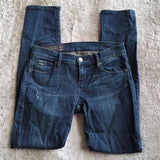 Armani Exchange AX Lower Rise Skinny Blue Jeans Size 25