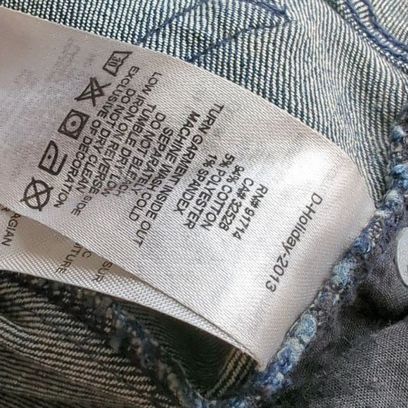 Armani Exchange AX Lower Rise Skinny Blue Jeans Size 25