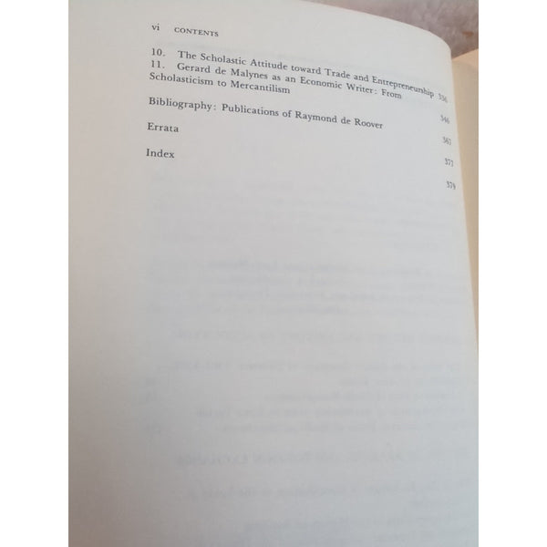 Business, Banking, and Economic Thought in Late Medieval and Early Modern Europe