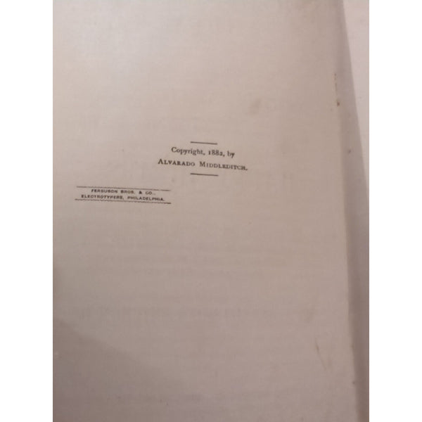 Middleditch, Alvarado, M. D. Homes And Home Life How To Attain Good Health 1882