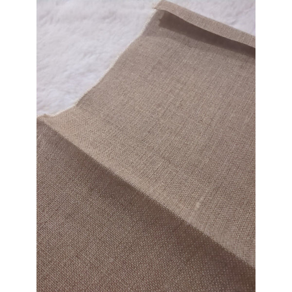 1 Yard High Quality Linen 28 Count? Stitch Tapestry Fabric Please Read Desc Tan