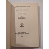 Capricious Winds Helen Birch Bartlett With A Biographical 1927 HC Vtg First Ed
