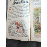 1919 LITTLE RED RIDING-HOOD by the SAALFIELD Publishing Co.Akron Ohio Softcover