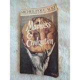 Madness and Civilization History of Insanity Michel Foucault PB 1973 Vtg Writing