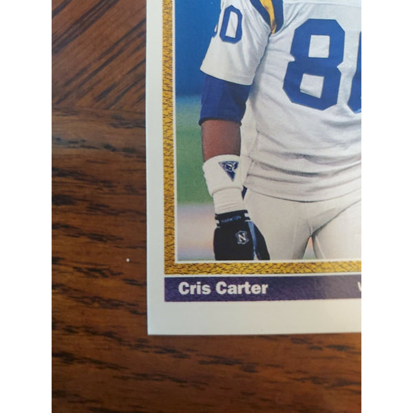 1991 Upper Deck # 56 CRIS CARTER Ohio State Minnesota Vikings Near Mint