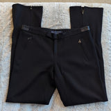 Ralph Lauren Blue Label Wool Blend Black Riding Equestrian Pants Boot Zippers 8