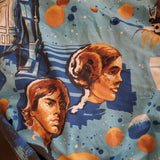 1970s Star Wars Empire Strikes Back Full Flat Curved Sheet Set x 2 - Make Duvet