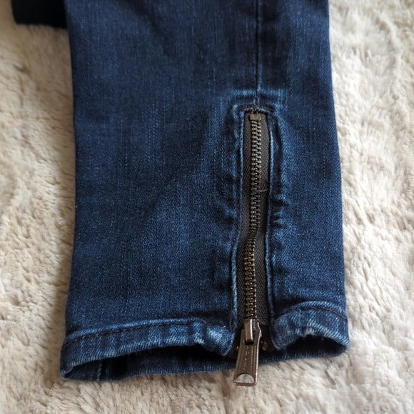 Lucky Brand Dark Wash Mid Rise Bridgette Skinny Blue Jeans Size 2