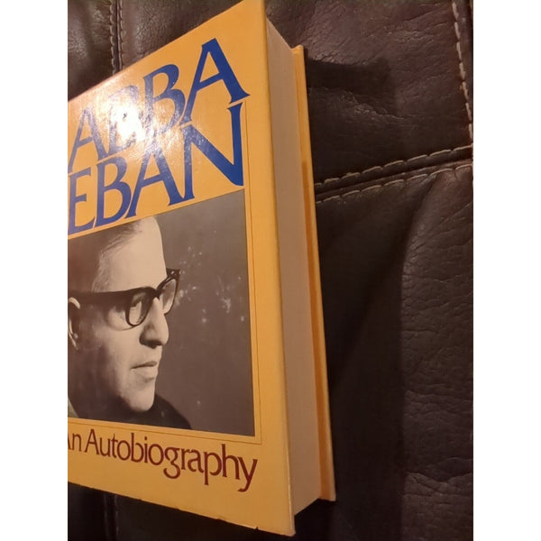 Abba Eban An Autobiography HARDCOVER Random House 1977 Dust Jacket Vintage VG