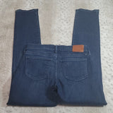 Lucky Brand Brooke Mid Rise Straight Premium Italian Stretch Blue Jean Size 0