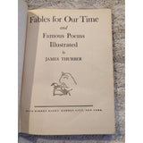 JAMES THURBER'S Fables for Our Time 1943 Hardcover Illustrated Conventional Sin