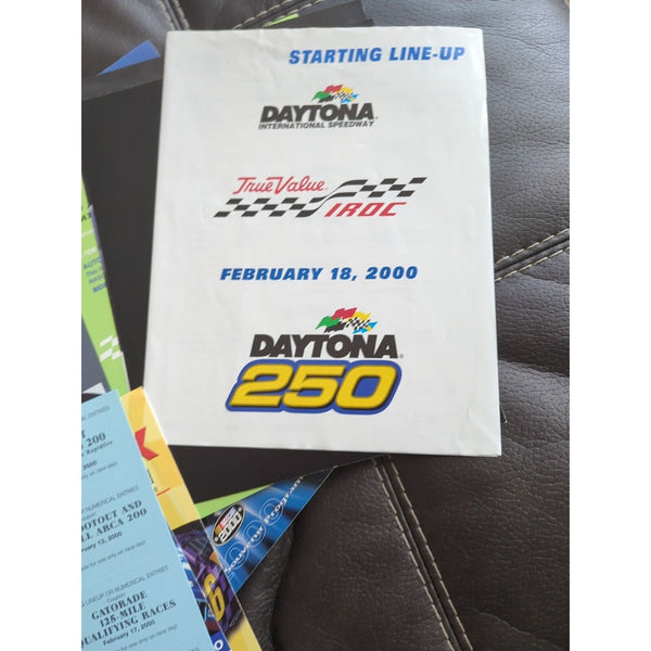 2000 Daytona 500 and Speedweeks Nascar Program 42nd Annual Race Coupons Extra