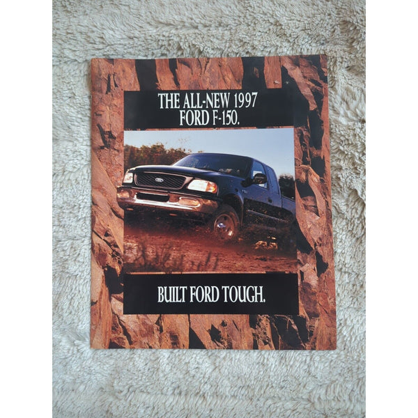 The All-New 1997 Ford F-150 Built Ford Tough  Dealer Sales Brochure SC Vtg