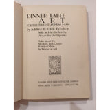 Adeline Lobdell PYNCHON Dinner Table Art for the Tired Business Man 1st Ed HC