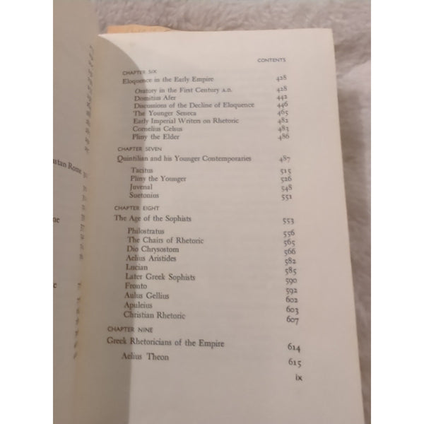 The Art of Rhetoric in the Roman World 300 B.C.-A.D. 300 George Kennedy HC DJ