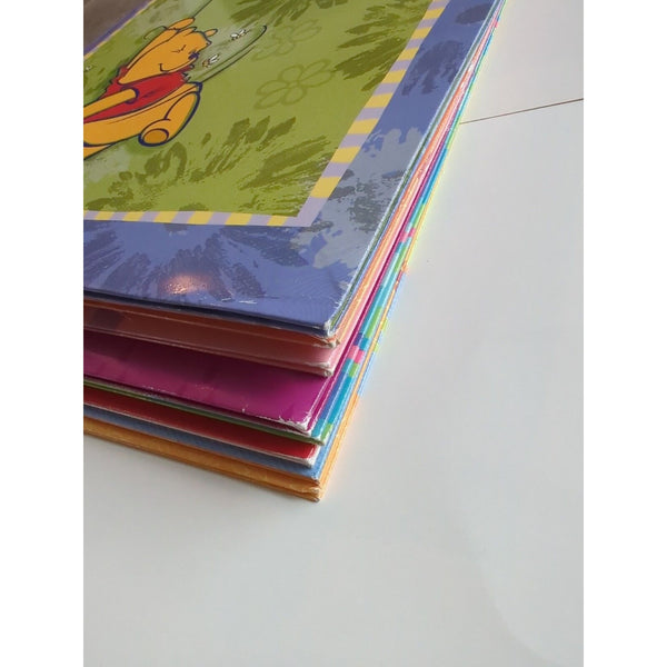 Vtg Lot Of 9 Disney's Winnie the Pooh Mixed Brand Folders for 3 Ring Binders