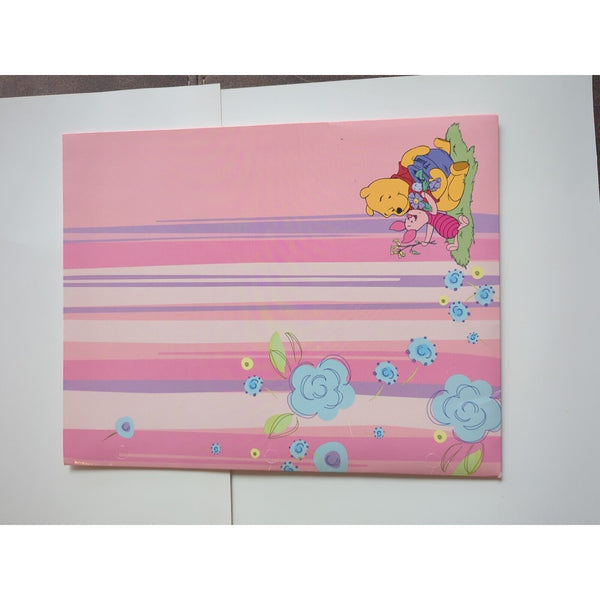 Vtg Lot Of 9 Disney's Winnie the Pooh Mixed Brand Folders for 3 Ring Binders