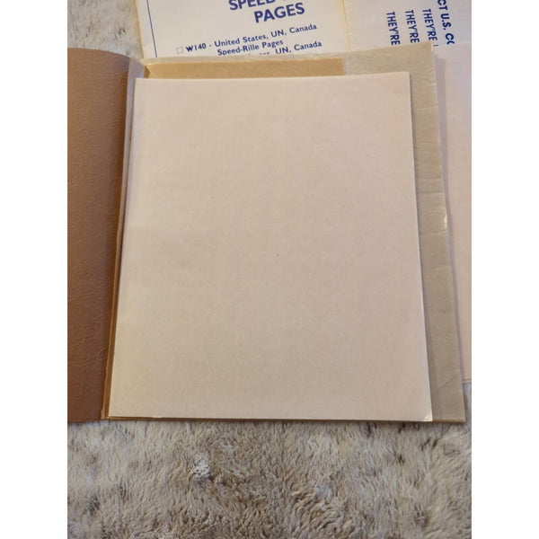 SPEED-RILLE PAGES H.E. HARRIS WORLDWIDE STAMP ALBUMS W151 Protectifile Bundle