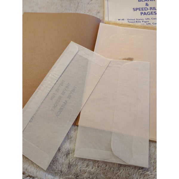 SPEED-RILLE PAGES H.E. HARRIS WORLDWIDE STAMP ALBUMS W151 Protectifile Bundle