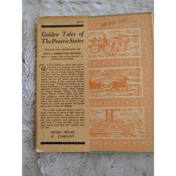 Golden Tales of the Prairie States May Lamberton Becker HC DJ VTG 1932 Lenski