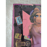 1980 Miss Piggy Colorforms Paper Dolls 16” Doll with Clothes and Wigs 6 Outfits